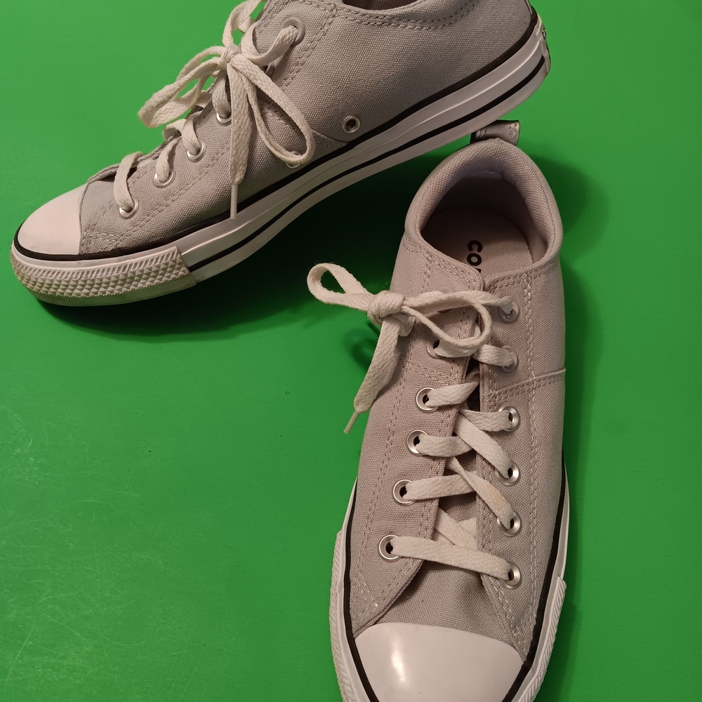 Converse All Star Sneakers/Shoes (570335F) Preowned Gray Color Women's Size 10
